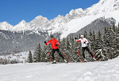 Langlaufloipen in Ramsau am Dachstein, Österreich